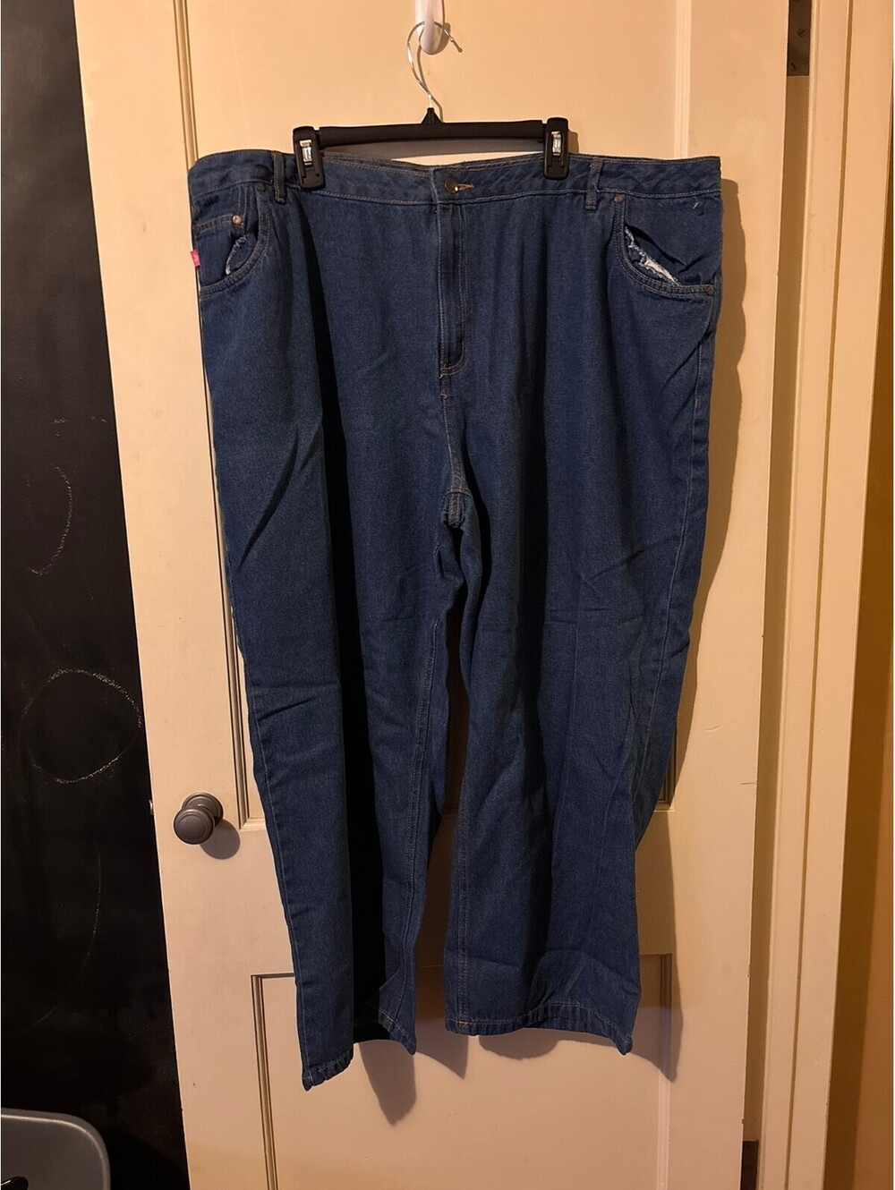 Woman Within Women's Blue Denim Jeans Size 30WP Regular Fit